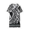 Ropa de Mujer Estilo Europeo y Americano Comercio Exterior Transfronterizo Popular Moda Vestido Estilo Falda de Viscosa