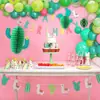 Decoraciones para Eventos con Temática de Bosque para Escaparates, Montaje de Fiesta Hawaiana, Panal de Abeja de Cactus 3D