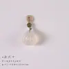 Colgante de Ágata Calcedonia Blanca Pulsera de Hilo de Cuentas Pequeñas Accesorios para Joyería DIY Accesorios de Cuentas Pequeñas Productos Semi-Terminados
