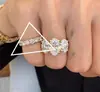 Anillo de plata de ley S925 con zircón ovalado para mujer, diseño de nicho, banda fina con incrustaciones de diamantes, apilable, anillo abierto ajustable para el dedo índice, producto nuevo