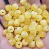 Cera de Abeja Artificial Cuentas Estilo Antiguo Cuentas Sueltas Cera de Abeja Amarillo Claro Paspartú Pulsera Collar Accesorios de Joyería Cuentas Hechas a Mano