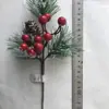 Acessórios de decoração de Natal e Ano Novo personalizados de fábrica acessórios de casamento casamento diy flores de Natal tridimensionais frutas vermelhas