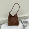 Bolsa de Hombro para Mujer de Gran Capacidad, Tejida con Patrón, Estilo Coreano, Nueva para Verano 2026, Moderna y Casual