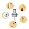 Equipo para Cerveza Artesanal Cabezal de Carbonatación para Agua con Gas Conector Rápido Botella de Coca-Cola Equipo de Oxigenación Cabezal de Entrada de Gas Rosca Interior