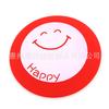 Porta-copos Casual Antiderrapante de Silicone Porta-copos para Café Criativo Carinha Sorridente Espessado Anti-Transbordamento Jogo Americano Almofada Anti-Escaldante Almofada de Isolamento