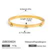 Pulseira Jieding Europeia e Americana de Aço Inoxidável com Fivela de Strass Joias de Luxo Leve de Alta Qualidade Joias Femininas de Aço Titânio que Não Desbotam Transfronteiriça