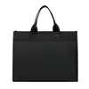 Bolsa de Documentos de Nylon de Grande Capacidade, Bolsa Organizadora de Arquivos de Negócios Portátil para Homens, Personalizável com Impressão de Logo