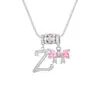 Collar con Letras Dopamina Popular Transfronterizo Set de Tres Piezas con Accesorios de Lazo, Elegante y Versátil Set de Collares con Letras