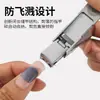 Conjunto de Alicates Doméstico Paroníquia Manicure Ponta Afiada Anti-Salpicos Cortador de Unhas Único Cortador de Unhas Angulado