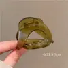 Presilha de cabelo de gel transparente para mulheres, presilha tubarão de alta qualidade e leve para coques na parte de trás da cabeça, acessório de cabelo simples e elegante para o dia a dia