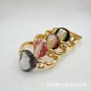 Pulseira com Pérolas Naturais Irregulares Pontilhadas Cor Diamante Conservação da Cor Galvanizada Joias de Pérola da Moda para Homens e Mulheres Venda Direta da Fábrica