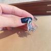 Pendientes de mariposa con clip para orejas de elfo, para mujer, sin orejas, con diseño de nicho, con luz de hada, accesorios de lujo únicos