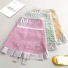 Delantal Medio de Lona Estilo Coreano Anti-Manchas y Resistente a las Manchas Delantal Medio Cocina Hogar Catering Trabajo Ropa de Trabajo Especial para Mujeres