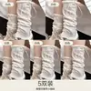 Calcetines rosas con lazo para mujer, calcetines superpuestos, calcetines largos de primavera/verano, calcetines finos estilo Miu para pantorrilla estilo ballet