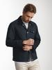 Chaqueta de Trabajo con Solapa Estilo Europeo y Americano Color Sólido Abrigo Gabardina para Hombre Versátil de Longitud Media Casual Versátil