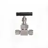 Roke Válvula de Unión Transfronteriza Más Vendida Tipo Tapa de Acero Inoxidable Válvula de Aguja Tipo Doble Férula para Alta Temperatura y Alta Presión Métrica 41.3Mpa