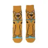 Calcetines de dibujos animados estilo europeo y americano calcetines de dibujos animados para hombre algodón transpirables cómodos calcetines de personalidad calcetines de figura transfronterizos