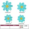 Patches de bordado de margarida autoadesivos e sem costura para reparar furos em roupas, acessórios de bordado decorativos para roupas, bolsas, sapatos e chapéus