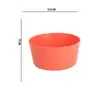 Bol Rayado de Paja de Trigo Hogareño Simple de Gran Capacidad Bol para Frutas Bol para Verduras Bol para Vajilla Bol de Plástico de Alto Valor para Ensalada
