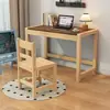 Escrivaninha de madeira maciça para apartamentos pequenos, com gavetas de armazenamento, adequada para quarto e escritório, mesa de computador para estudantes, penteadeira para meninas
