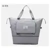 Curta distância esportes saco de fitness seco e molhado saco de viagem separado bolsa dobrável bolsa de embarque saco de armazenamento de bagagem ao ar livre
