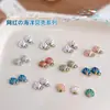Nueva Joyería para Uñas de Aleación Celebridad de Internet Accesible Lujo Dorado y Plateado Incrustado con Diamante Blanco Metal DIY Decoración de Uñas Diamante Decorativo