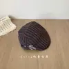 Boina retro a rayas de estilo japonés para niños y niñas, boina elegante para primavera y otoño, sombrero de pintor artístico