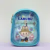 Novo Porta-Moedas Transparente de PU Desenho Animado Fofo Pingente Mochila Pequena de Alto Valor Acessório Chaveiro Porta-Moedas
