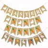 Festa de Páscoa Bandeira Decorativa Triangular Cauda de Andorinha Nabo Coelho Pintinho PÁSCOA Bandeira Mabula Sacola de Louça