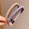 Coreano Crianças Headband Meninas 'Broken Hair Terminando Artefato com dentado Non-Slip Pressionado Carimbo de Cabelo Bonito Meninas Headband Acessórios de cabelo