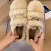 Lindos zapatos de algodón todo incluido para mujer, nuevo estilo 2026, con piel y cuero integrados, con cierre de velcro, suela plana y forro de felpa para abrigar