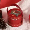 Xiaohongshu Más Vendido Caja de Empaque para Manzanas Caja de Regalo Navideña Caja de Regalo Portátil Caja Vacía Caja para Manzanas de Nochebuena