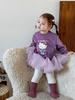 Ropa para Niñas, Nuevo Estilo Otoño 2025, Sudadera Elegante Vestido de Princesa para Niñas de un Año
