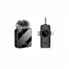 Microfone Lapela Sem Fio F11 Três em Um para Transmissão ao Vivo em Celular e Gravação de Vídeo Curto, Produto Quente Transfronteiriço F15 com Bola de Pelúcia