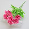 Flor artificial india boda decoración de plástico cempasúchil Halloween mexicano Día de la Madre clavel ramo flores falsas