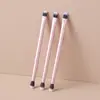 Pincel de Maquillaje de Doble Extremo con Tubo de Aluminio Completo del Fabricante, Pincel para Sombras de Ojos, Pincel para Sombras de Nariz, Pincel Iluminador, Pincel Difuminador, Pincel para Cejas, Pincel para Labios, Pieza Única