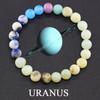 Serie Planeta Transfronterizo Pulsera de Piedra Natural Pulsera de los Ocho Planetas Cadena Elástica Joyería con Cuentas Accesorios de Regalo