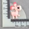 Accesorios de animales de resina de burro tocado infantil accesorios para el cabello pin BB pin de pico de pato material zapatos con agujero parche venta al por mayor
