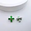 Cuentas Espaciadoras Chapadas en Oro de Alta Retención de Color con Circonitas Incrustadas para Pulseras y Collares Hechos a Mano DIY, Espaciadores de Doble Agujero, Accesorios para Pulseras, Componentes para Pulseras de Perlas