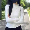 Roupa com Capuz para Proteção Solar Feminina, Novo Cardigã Fino de Seda Gelada Anti-UV, Justo, Fresco, Respirável, Jaqueta de Proteção Solar com Aba Larga