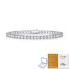 Pulsera de Plata 925 con Moissanita Estilo Coreano Nuevo 2025 con Diseño de Diamante Geométrico, Elegante Joyería de Regalo