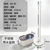 Mopa giratoria para uso doméstico, integrada con un cubo de purificación de agua, mopa sin contacto con cubo, juego completo de mopa, personalizable para ventas transfronterizas