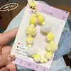 Outono e Inverno Novo Bolo Pintado à Mão Corrente para Celular Pingente Bola de Pelo Cordão de Contas Chaveiro Pingente de Bolsa Transmissão ao Vivo Mesmo Estilo Corrente para Pendurar