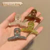 Mini Presilhas de Cabelo para Meninas, Presilhas Fofas de Tubarão para Fazer Você Mesma para Franja e Cabelo Lateral, Grampos para a Parte de Trás da Cabeça