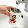Copo de Enxaguante Bucal Doméstico de Aço Inoxidável 304, Porta-Escova de Dentes, Copo de Lavar Simples e Estiloso para Casal, Copo Espessado para Bebidas Geladas para Uso Doméstico