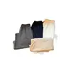 Nuevos pantalones de pierna ancha fluidos con cintura elástica MO de otoño, pantalones largos casuales transpirables y ligeros con cordón en la cintura elástica para mujer