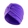 Sombrero indio plisado liso con cinta étnica para mujer, gorra JDT-24-1