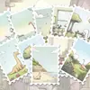 36 Pegatinas de Sellos de Pequeños Dinosaurios Curativos en un Estilo de Dibujo Fresco y Sencillo para Diario DIY y Decoración, Al por Mayor