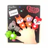 Marioneta de Dedo de Vinilo Animal de Dibujos Animados Marioneta de Dedo Accesorios para Actuaciones de Cuentacuentos Niños de Preescolar Muñecas Juguetes