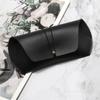 Caixa de Armazenamento de Óculos com Cordão Personalizada de Alta Elasticidade, Estojo Portátil para Óculos de Sol, Bolsa de Armazenamento em Couro Macio para Óculos de Sol, Atacado